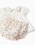 Blouse et bloomer en coton avec volants Beige clair 4 - vertbaudet enfant 