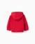 Sweat à capuche avec imprimé en relief zy Bleu+Rouge 5 - vertbaudet enfant 