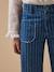 Pantalon droit rayé festonné fille Rayure tennis 3 - vertbaudet enfant 