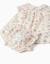 Robe à manches courtes avec motif floral Beige clair 4 - vertbaudet enfant 