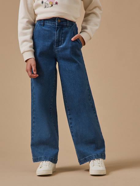 Fille-Pantalon large en denim fille