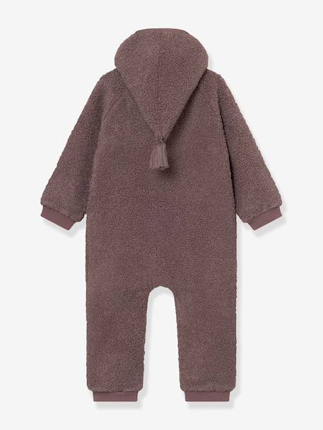 Combinaison en polaire teddy MATADEL Bébé MINI A TURE bleu nuit+prune 10 - vertbaudet enfant 