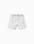 Short de bain à rayures ethniques et cordon b&s Bleu clair 1 - vertbaudet enfant 