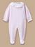Dors-bien en velours bébé Micro pois bordeaux 1 - vertbaudet enfant 