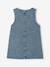 Robe chasuble fille bleu moyen 1 - vertbaudet enfant 