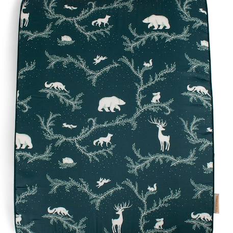 Matelas à langer bébé en coton bio déhoussable Rose+Vert 4 - vertbaudet enfant 