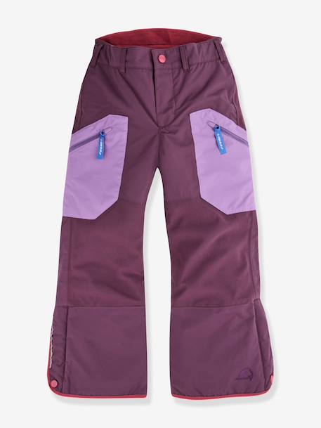 Pantalon de ski enfant matelassé TOBI SNOW finkid bleu+prune 5 - vertbaudet enfant 