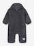 Combinaison en polaire teddy MATADEL Bébé MINI A TURE bleu nuit+prune 1 - vertbaudet enfant 