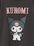 T-shirt Kuromi fille anthracite 3 - vertbaudet enfant 