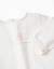 T-shirt en coton à manches longues avec ourlet volanté Blanc+Rose clair 3 - vertbaudet enfant 