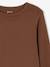 Lot de 2 T-shirts cropped manches longues fille chocolat+noir 5 - vertbaudet enfant 