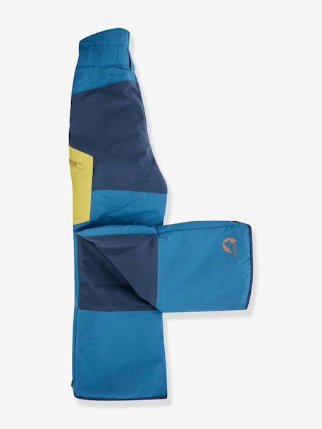 Pantalon de ski enfant matelassé TOBI SNOW finkid bleu+prune 3 - vertbaudet enfant 