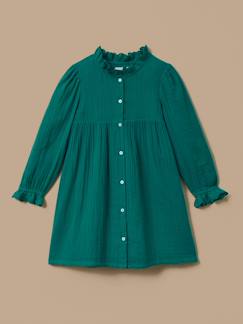 -Robe gaze de coton fille