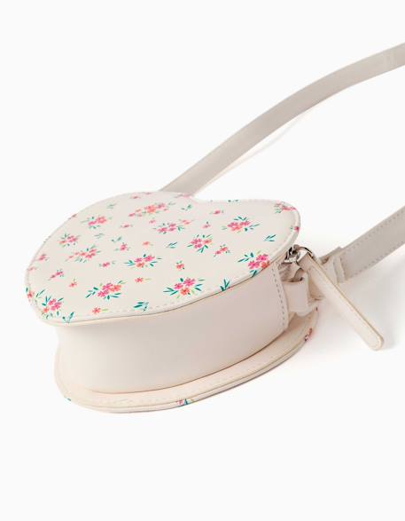Sac à bandoulière en forme de cœur avec imprimé minnie Beige clair 3 - vertbaudet enfant 