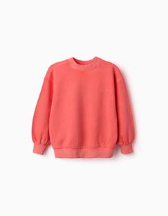 -Sweat en coton avec épaules tombantes