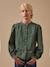 Chemise à carreaux fille Carreaux vert 1 - vertbaudet enfant 