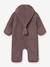 Combinaison en polaire teddy MATADEL Bébé MINI A TURE bleu nuit+prune 9 - vertbaudet enfant 