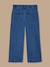 Pantalon large en denim fille Denim bleu+Denim gris fonce 2 - vertbaudet enfant 