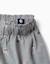 Short en coton à motif vichy et imprimé floral Bleu foncé 3 - vertbaudet enfant 