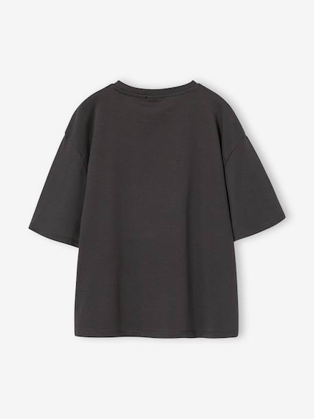 T-shirt Kuromi fille anthracite 2 - vertbaudet enfant 