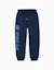 Pantalon de jogging en coton peigné avec imprimé spider-man et cordon Bleu foncé 1 - vertbaudet enfant 