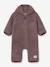 Combinaison en polaire teddy MATADEL Bébé MINI A TURE bleu nuit+prune 6 - vertbaudet enfant 