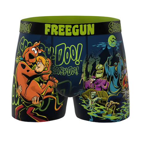 Lot de 3 boxers junior scooby-doo Vert/violet/rouge/bleu foncé 4 - vertbaudet enfant 