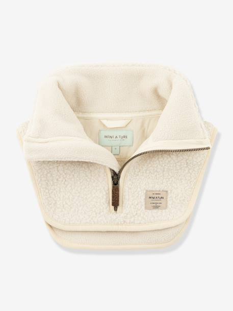 Cache-nez en polaire MATAKTON Enfants MINI A TURE crème+prune 2 - vertbaudet enfant 