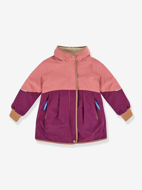 Veste d'hiver fille doublée AINA MUKKA finkid marine+violet 6 - vertbaudet enfant 