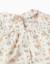Robe à manches courtes avec motif floral Beige clair 3 - vertbaudet enfant 