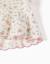 Robe en coton avec motif floral et volants Beige clair 4 - vertbaudet enfant 