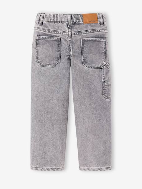 Jean battle indestructible morphologie medium denim brut+denim gris 9 - vertbaudet enfant 