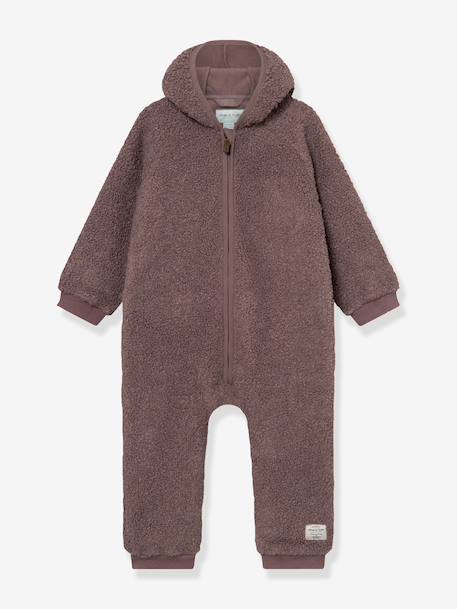 Combinaison en polaire teddy MATADEL Bébé MINI A TURE bleu nuit+prune 8 - vertbaudet enfant 