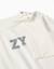 T-shirt en coton à manches longues avec imprimé zy en relief Blanc+Rouge 3 - vertbaudet enfant 