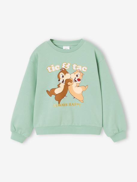 Sweat Disney Tic & Tac bleu grisé 1 - vertbaudet enfant 