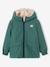 Parka à capuche réversible garçon bronze+vert sauge 12 - vertbaudet enfant 