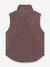 Gilet en polaire Teddy enfants MATBATTAL MINI A TURE cannelle+écru+prune 6 - vertbaudet enfant 