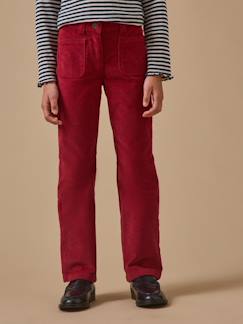 Pantalon flare  en velours  - vertbaudet enfant
