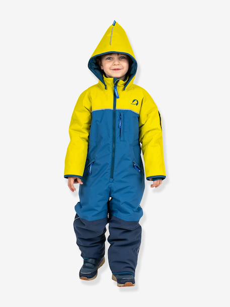 Combinaison de ski enfant VILKAS SNOW finkid bleu océan+multicolore 2 - vertbaudet enfant 