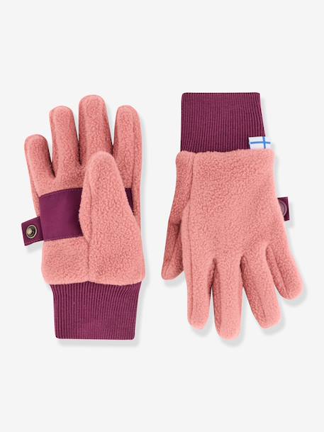 Gants polaires enfants SORMIKAS finkid bleu+rose nude+vert sauge 2 - vertbaudet enfant 