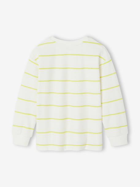 T-shirt manches longues garçon blanc 2 - vertbaudet enfant 