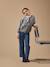 Pantalon droit rayé festonné fille Rayure tennis 4 - vertbaudet enfant 