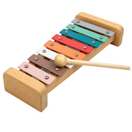 Apprends à jouer du xylophone Bleu 3 - vertbaudet enfant 