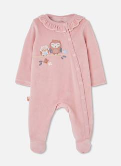 Bébé-Pyjama, surpyjama-Pyjama bébé fille brodée hiboux