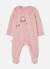 Pyjama bébé fille brodée hiboux Pink 1 - vertbaudet enfant 