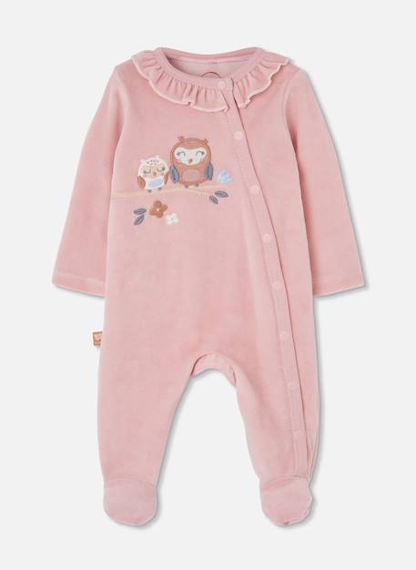 Bébé-Pyjama bébé fille brodée hiboux