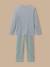 Pyjama imprimé garçon - coton biologique Vichy vert 3 - vertbaudet enfant 