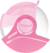 Gomme zenoa plus gomme ronde Rose 2 - vertbaudet enfant 