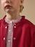Gilet fille en molleton - coton biologique Amande+Cerise+Marine+Vert anglais 6 - vertbaudet enfant 