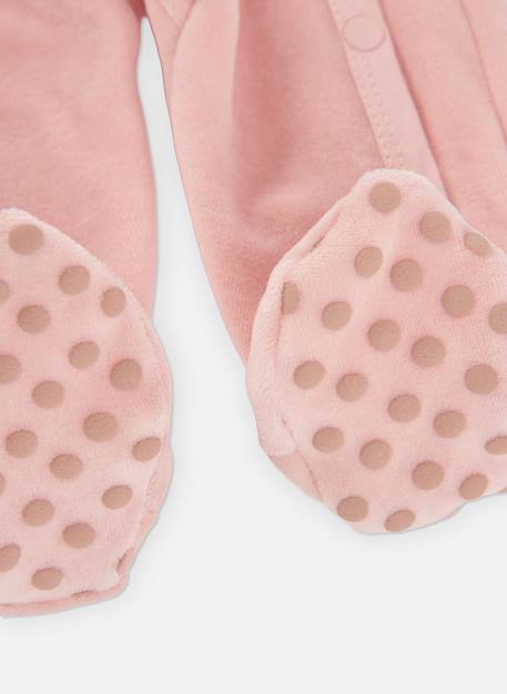 Pyjama bébé fille brodée hiboux Pink 4 - vertbaudet enfant 